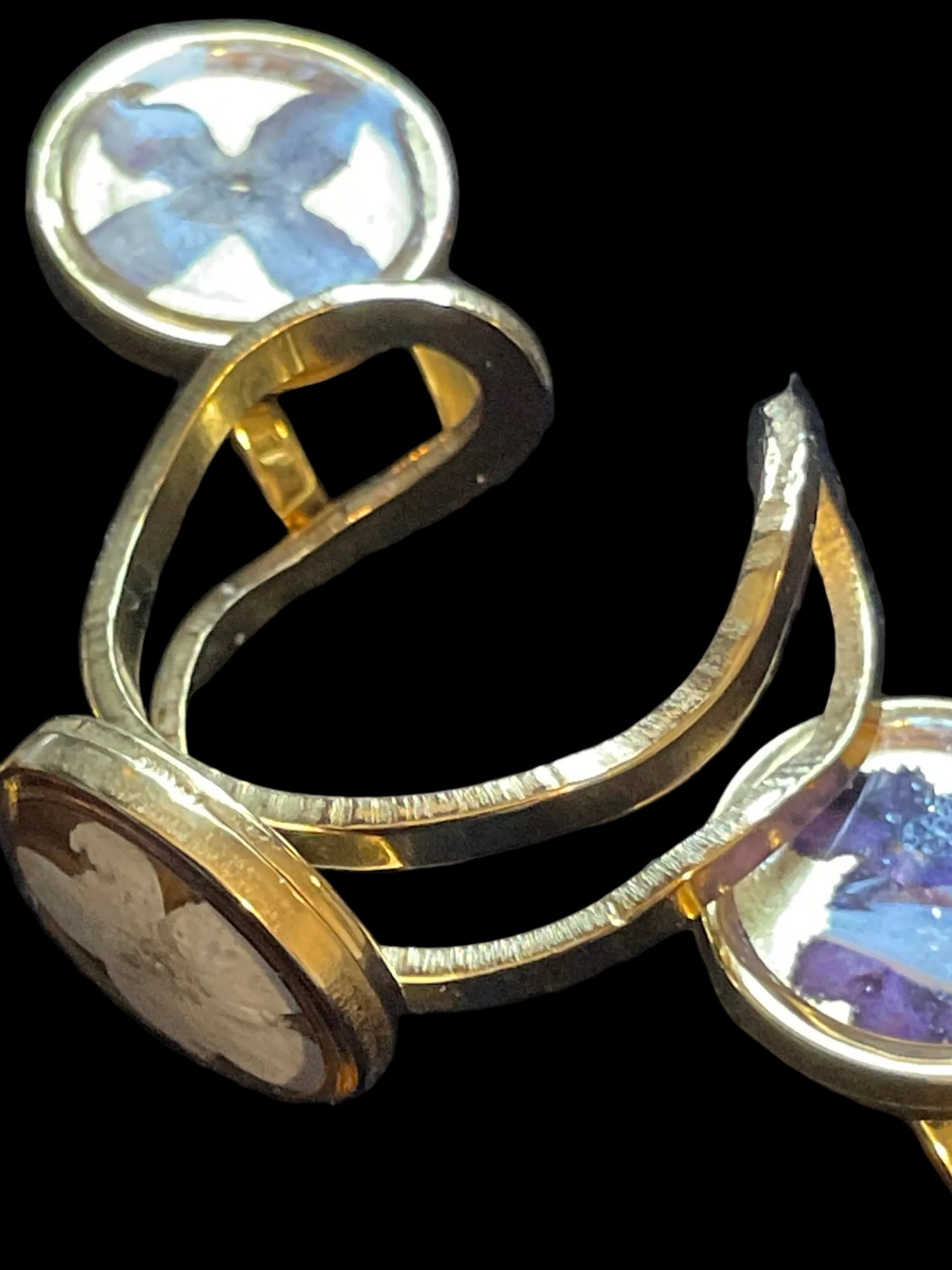 Adjustable Rings, double open band
